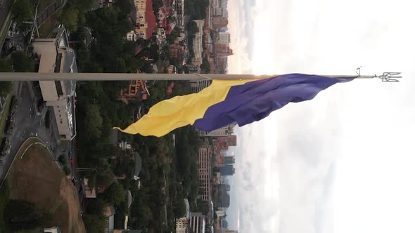 Vertical Video National Flag of Ukraine alt