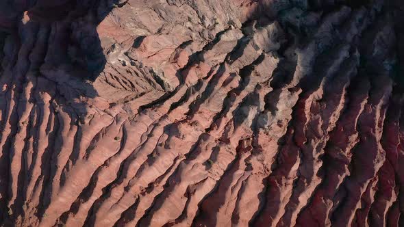 Aerial San Pedro De Atacama, Antofagasta - Chile. Desert. Andes. Rainbow Valley.