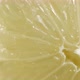 Sliced lemon rotating close up 
