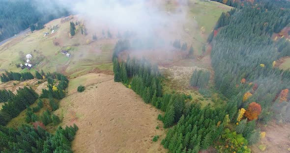 Carpathians mountains autumn