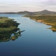 Flight Over The Trakiets Dam At Sunset 1 - VideoHive Item for Sale