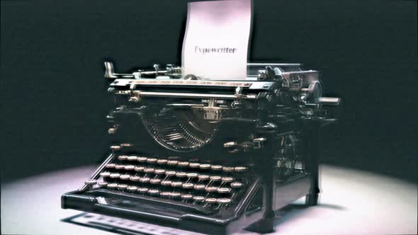 Vintage Typewritter Commercial alt