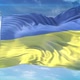4K 3D Ukraine Flag 