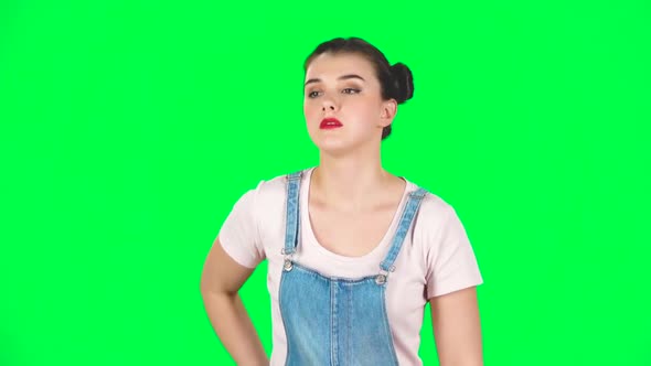 Girl Is Holding a Credit Card and Very Rejoicing, Slow Motion alt