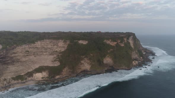 Rocks and Sea Bali. Aerial View alt