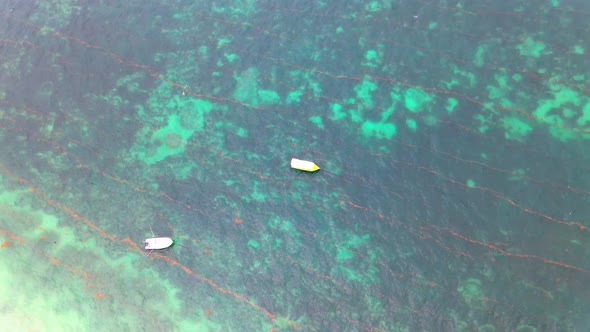 Aerial Drone Footage Of Fishing Boat alt