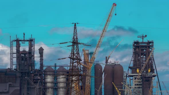 Industry Factory at the Cloudy Time alt