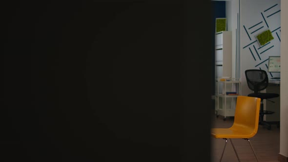 Interior of Modern Open Plan Office with No People alt