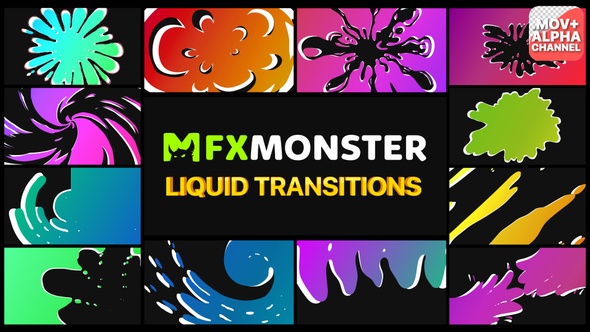 Liquid Transitions | Motion Graphics
