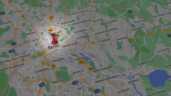 Berlin On Map 4K alt