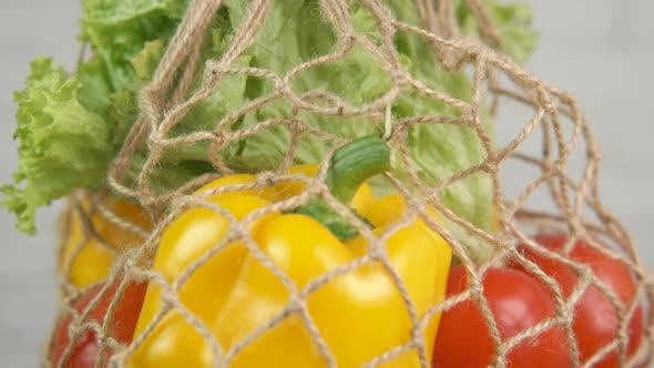 Cotton Mesh with Vegetables alt