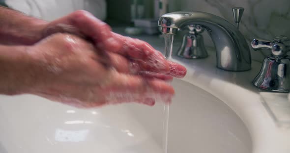 Hotel hands washing