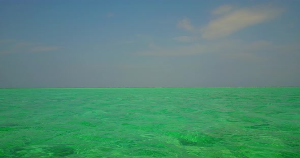 Luxury fly over abstract shot of a summer white paradise sand beach and aqua blue ocean background i alt