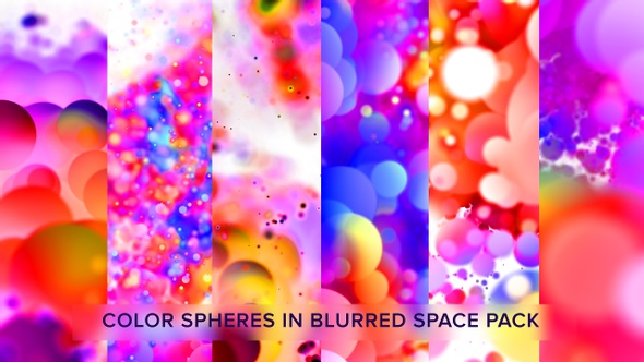 Color Spheres In Space Pack HD