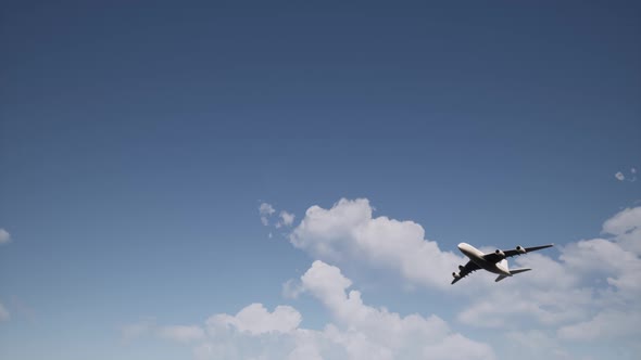 A Plane Flying In The Sky M10 alt