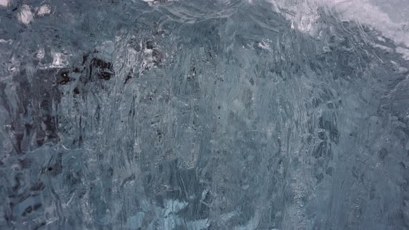 Ice Formation on Diamond Beach Iceland alt