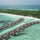 Drone Video of Exotic Turquoise Paradise and Water Villa Bungalows Maldives - VideoHive Item for Sale