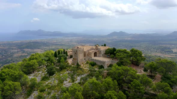 Santuari de la Mare de Deu del Puig, Pollenca, Mallorca, Spain