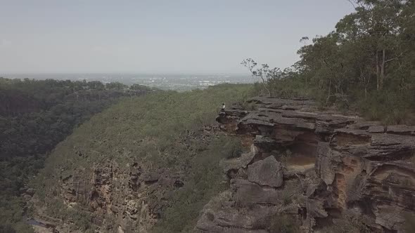Jenolan Caves Township, Jenolan, New South Wales, Australia 4K Aerial Drone