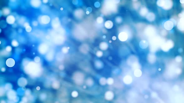 ambient abstract bokeh particles background