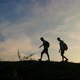 Hikers With Beautiful Sky - VideoHive Item for Sale