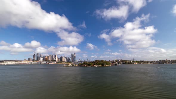 Wide shot of Sydney CBD