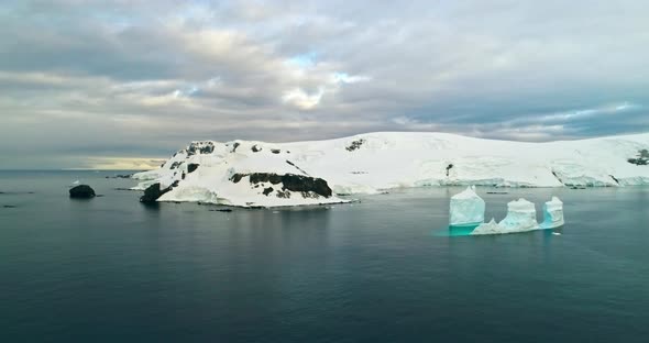Iceberg at harbor