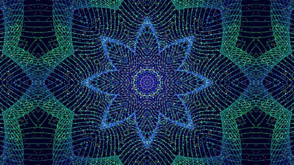 Magic Particle Kaleidoscpe Loop
