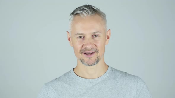 Man Doing Online Video chat, Internet alt