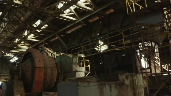 Abandoned Factory Machine And Celing alt