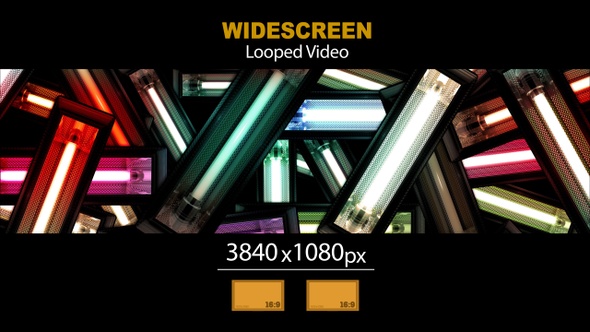 Widescreen Fluorescent Neon Lightbulb 11