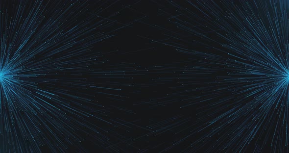 Abstract Particles Line
