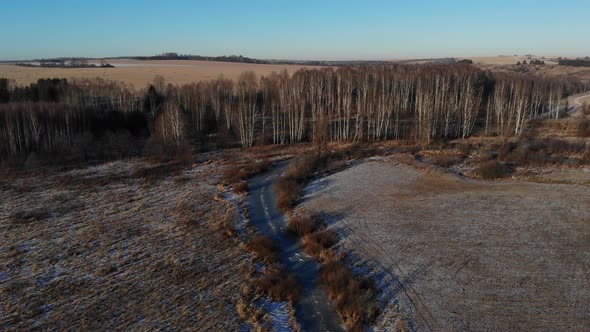 4 Frozen River In The Meadows