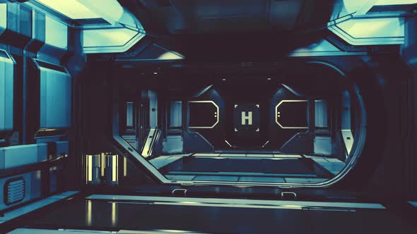 Scifi Metal Channels in Spacecraft alt