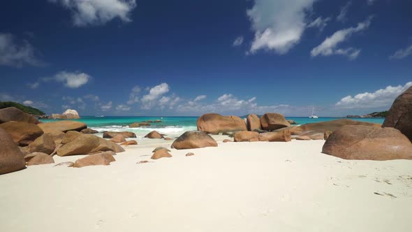 Beach on the Seychelles Dolly Moves