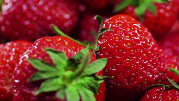 Strawberries Red Juicy Ripe Strawberries Closeup Delicious Summer Berries alt