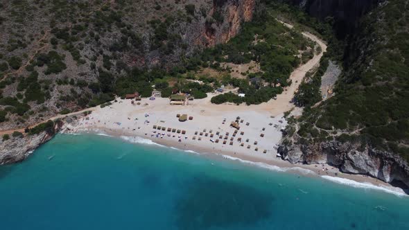 Gjipe Beach Famous Beach in Albania alt