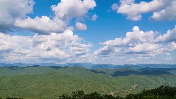 Doi Samer Dao mountain, famous travel destination in Nan province, Thailand - time lapse