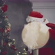 Santa Claus Relaxing on Couch in Decorated Living Room - VideoHive Item for Sale