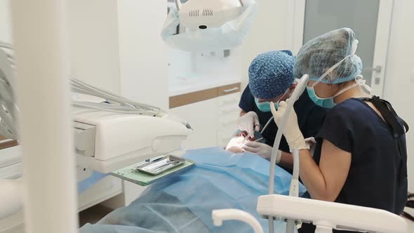 Dentist Making Anesthesia