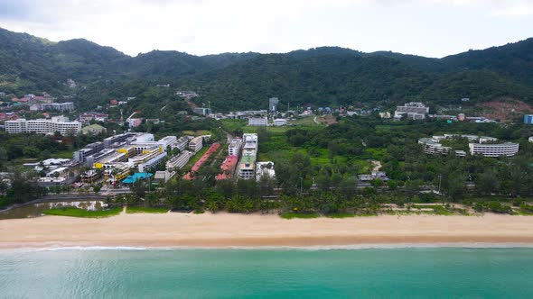 PATONG BEACH PHUKET THAILAND 4K Aerial view landmark and travel concept. (4k3840x2160p29.97fps) alt