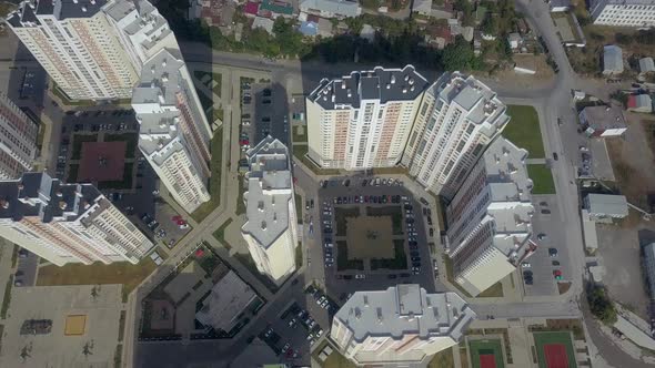 flying over the city alt