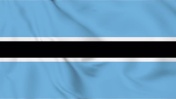Botswana flag seamless closeup waving animation. Vd 1991