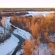 Winter Forest River At Sunset - VideoHive Item for Sale