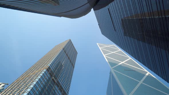 High Rise Buildings With Modern Architecture In Large City Metropolis Futuristic Architecture  alt