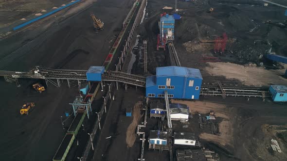 Transport Handling Hub From Mining Plant to Consumer of Hard Coal