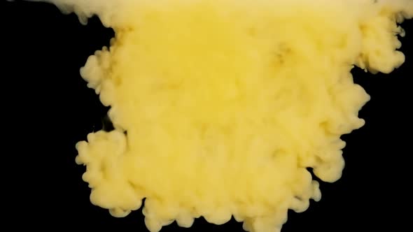 Yellow Watercolor Creates Pattern alt