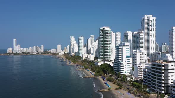 Cartagena Colombia Aerial View