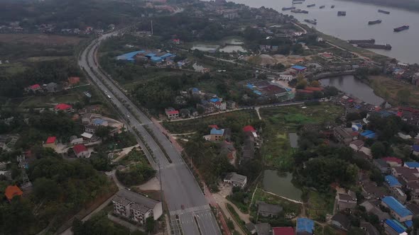 Vlog Aerial Photography Of The Xiangjiang River Valley Along The Yangtze River Dingzi Bay1117 alt