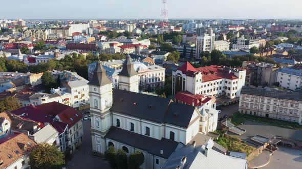 The Center of Historic European City Ivano-Frankovsk